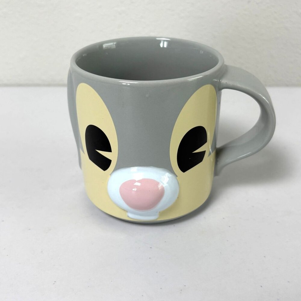 Disney Store Thumper 3D Mug 12oz Coffee Cup Genuine Original‎ Rabbit Bambi